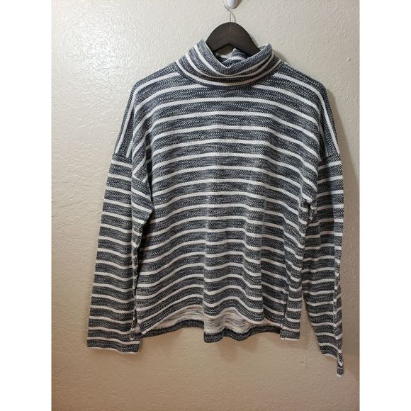 J. Crew Sweaters - J.Crew Mock Neck Stripe Sweater size XL
